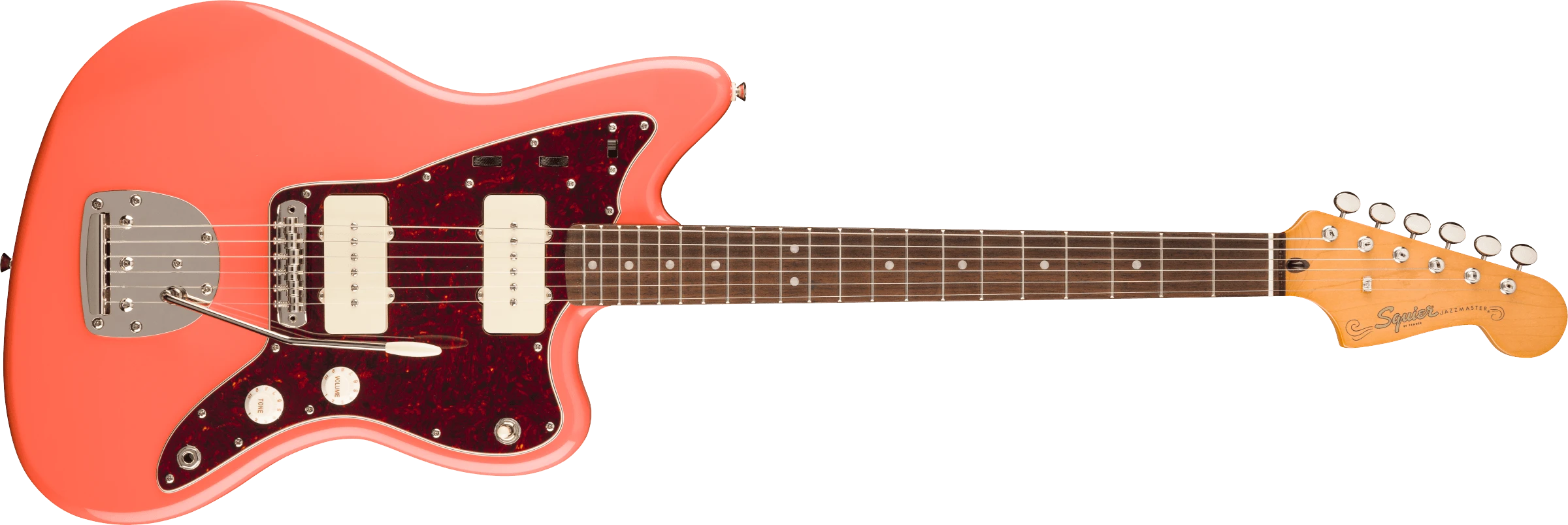 Squier Jazzmaster Classic Vibe 60s tahitian coral/lrl